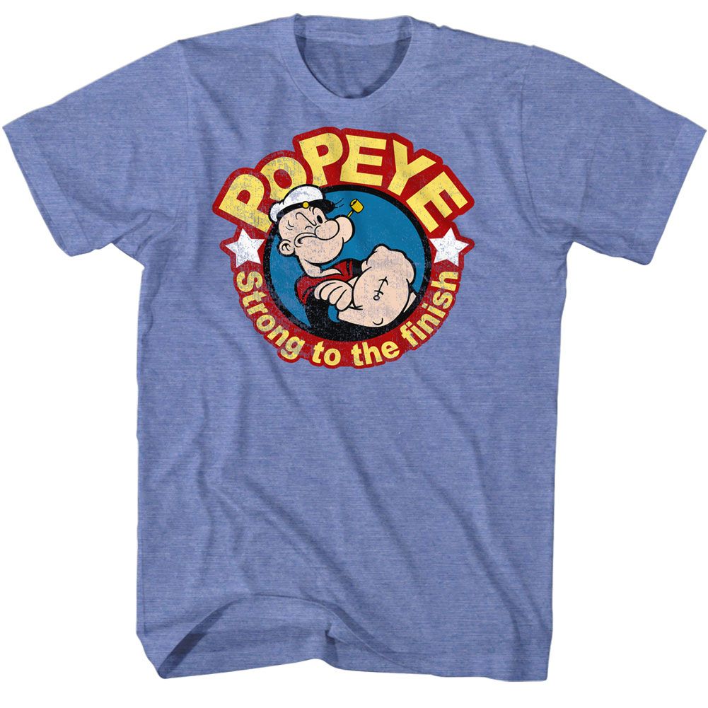 Popeye - Strong - Short Sleeve - Heather - Adult - T-Shirt