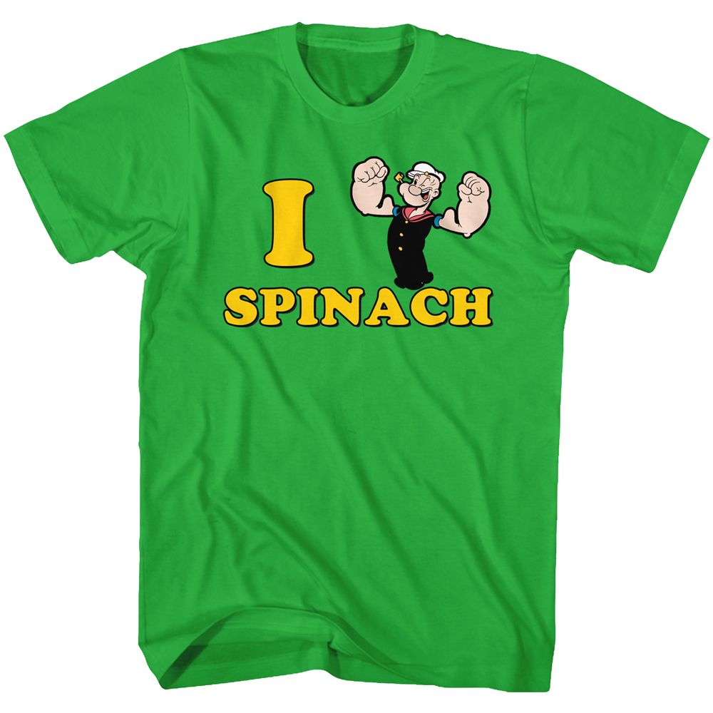 Popeye - I Popeye Spinach - Short Sleeve - Adult - T-Shirt