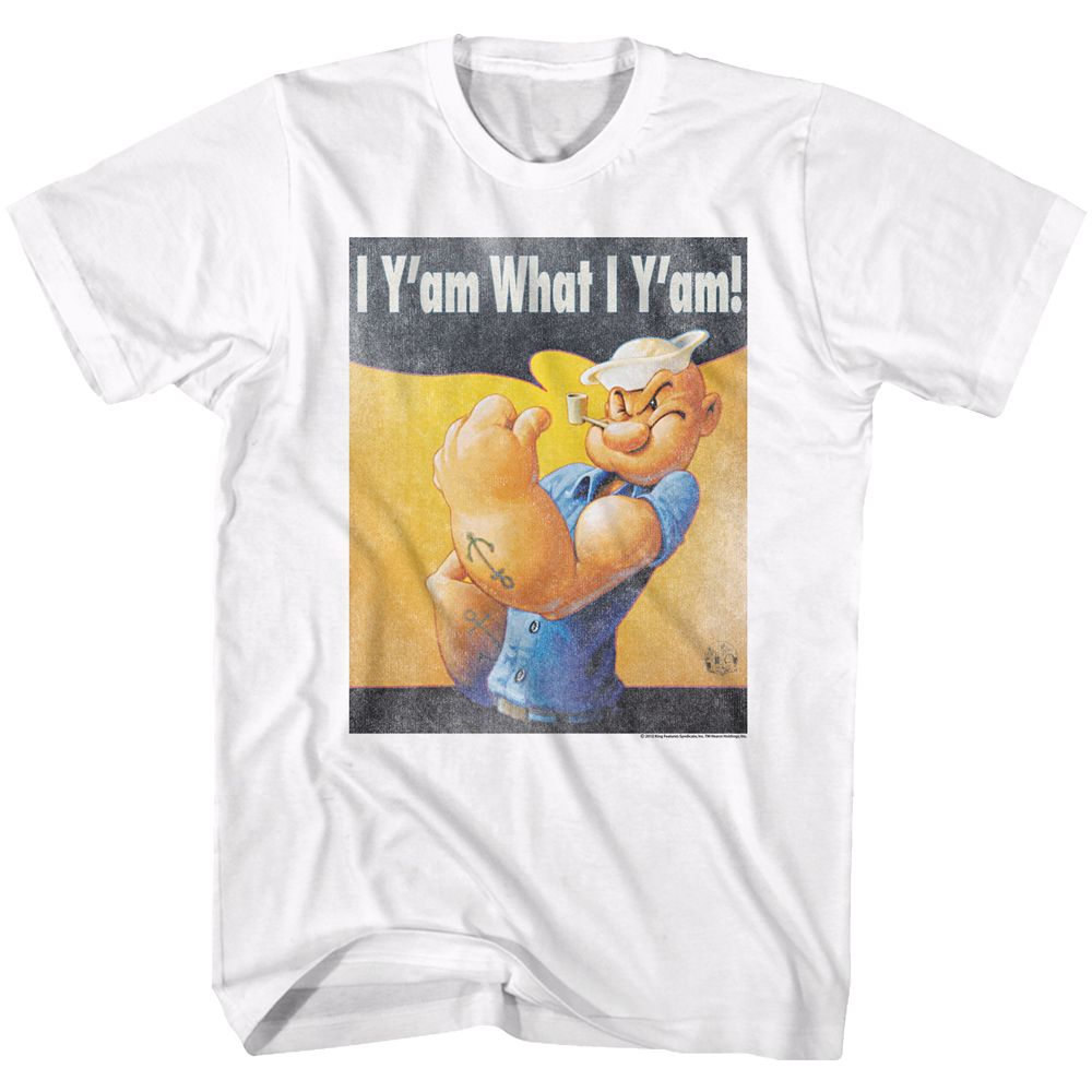 Popeye - Guess What - Short Sleeve - Adult - T-Shirt