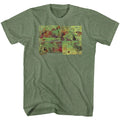 Popeye - Fightin Around The World - Short Sleeve - Adult - T-Shirt