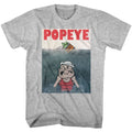 Popeye - Beware Of Popeye - Short Sleeve - Heather - Adult - T-Shirt