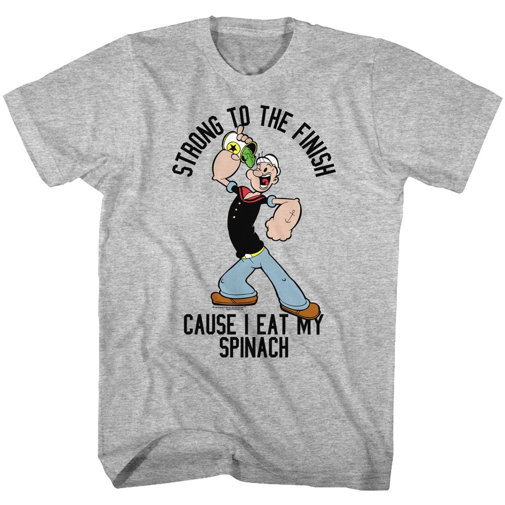 Popeye - Strong 2 - Short Sleeve - Heather - Adult - T-Shirt