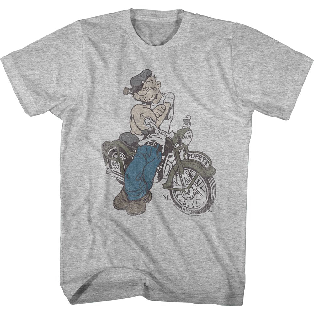 Popeye - Cycle - Short Sleeve - Heather - Adult - T-Shirt