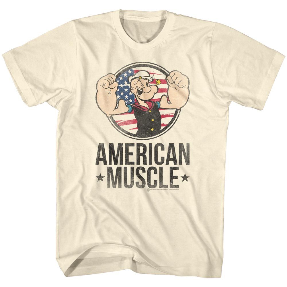 Popeye - Muscle - Short Sleeve - Adult - T-Shirt