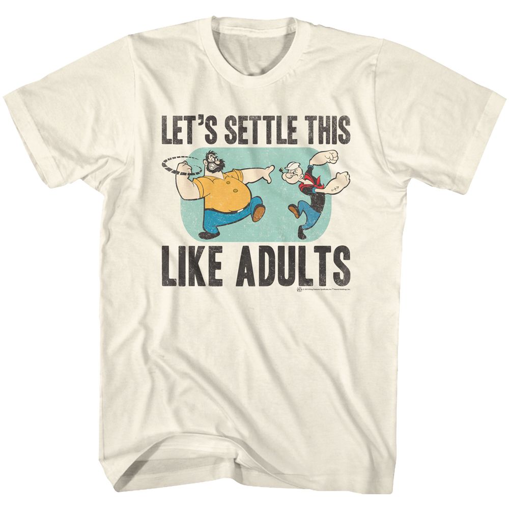 Popeye - Punchin - Short Sleeve - Adult - T-Shirt