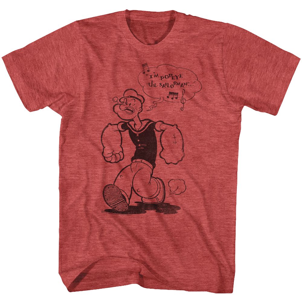 Popeye - Sailorman - Short Sleeve - Heather - Adult - T-Shirt