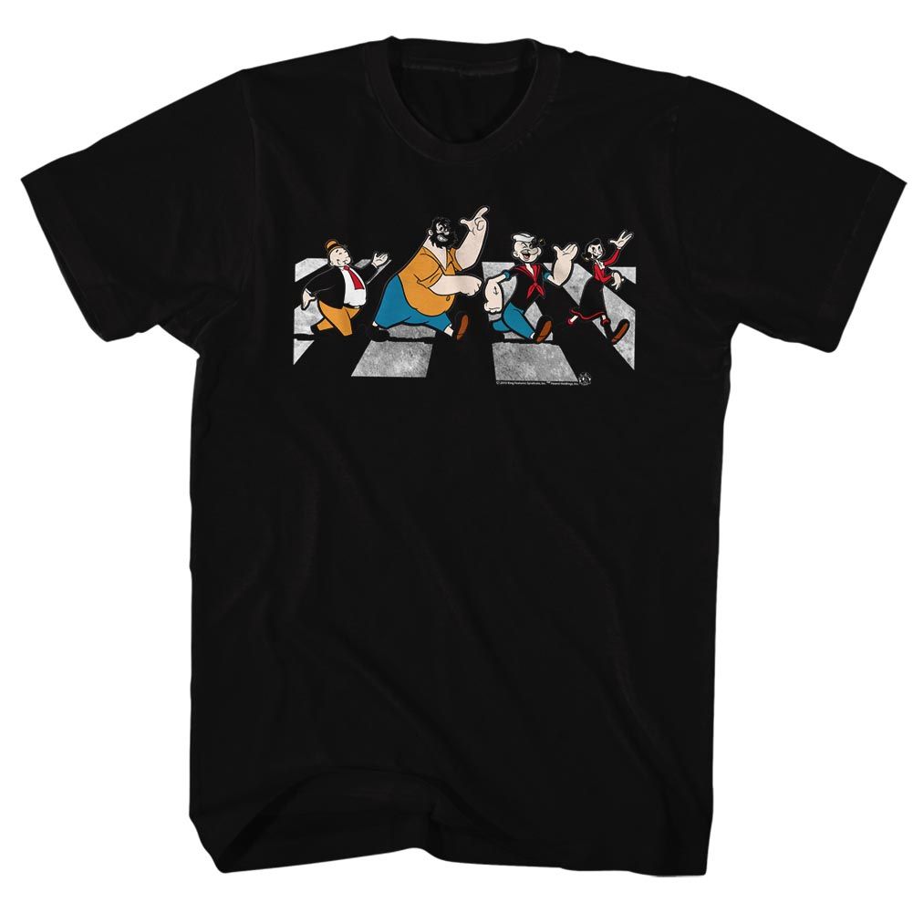 Popeye - Crosswalk - Short Sleeve - Adult - T-Shirt