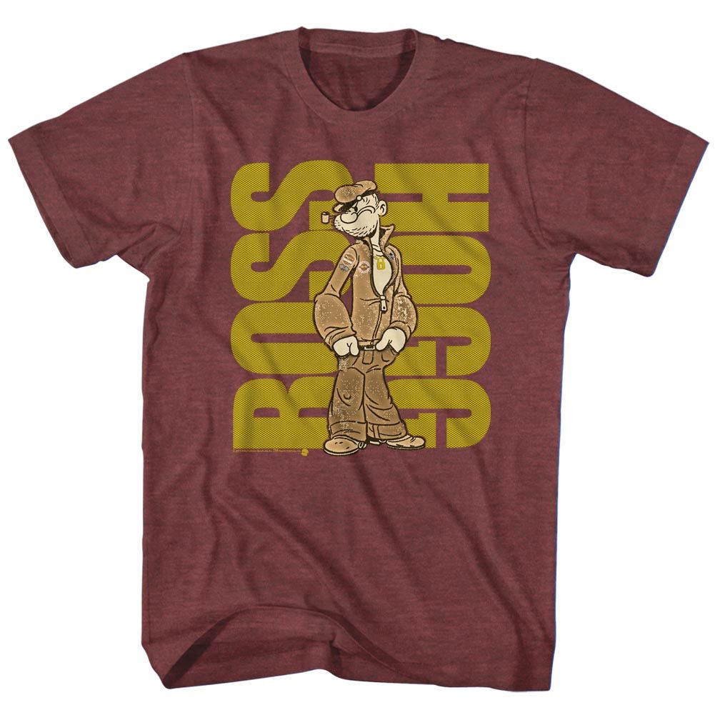 Popeye - Boss - Short Sleeve - Heather - Adult - T-Shirt