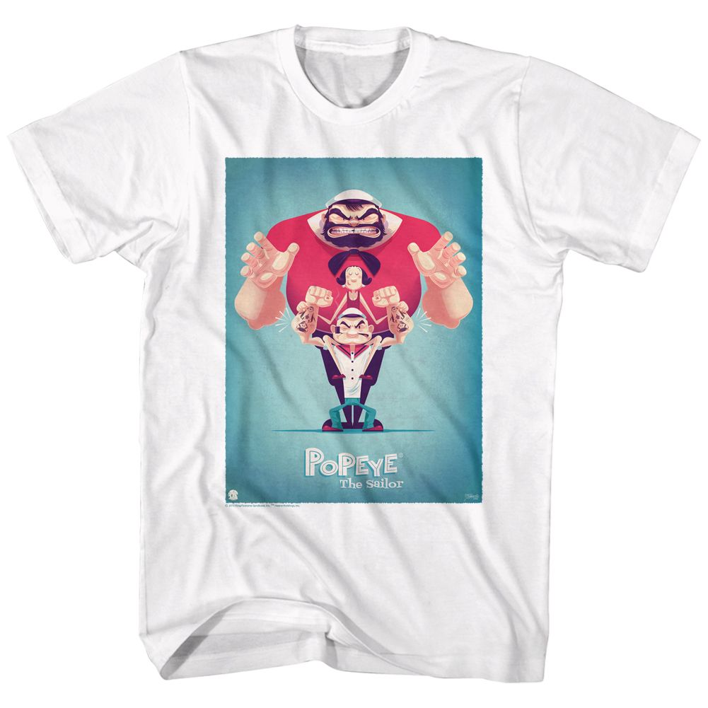 Popeye - & Friends - Short Sleeve - Adult - T-Shirt