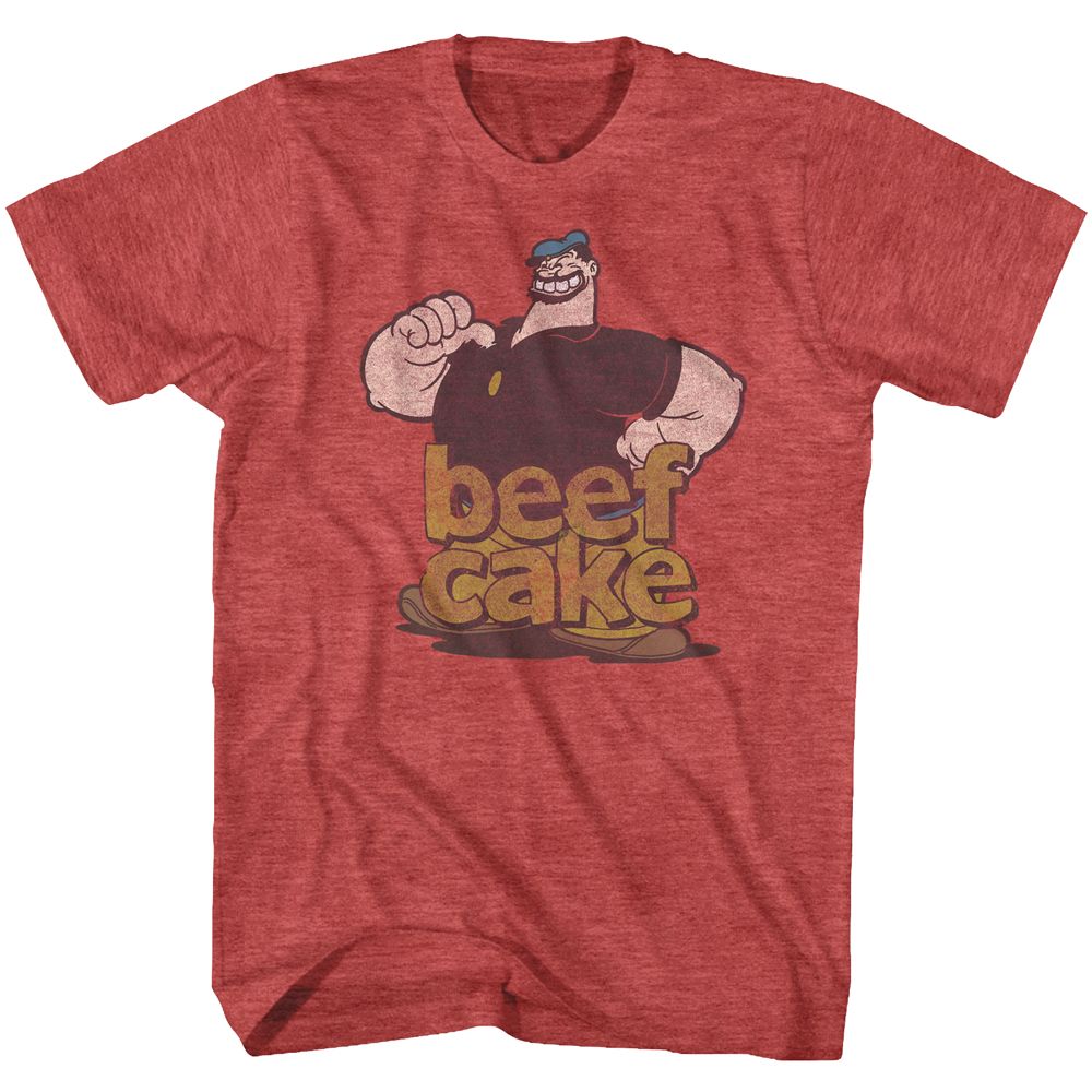 Popeye - Beefcake - Short Sleeve - Heather - Adult - T-Shirt