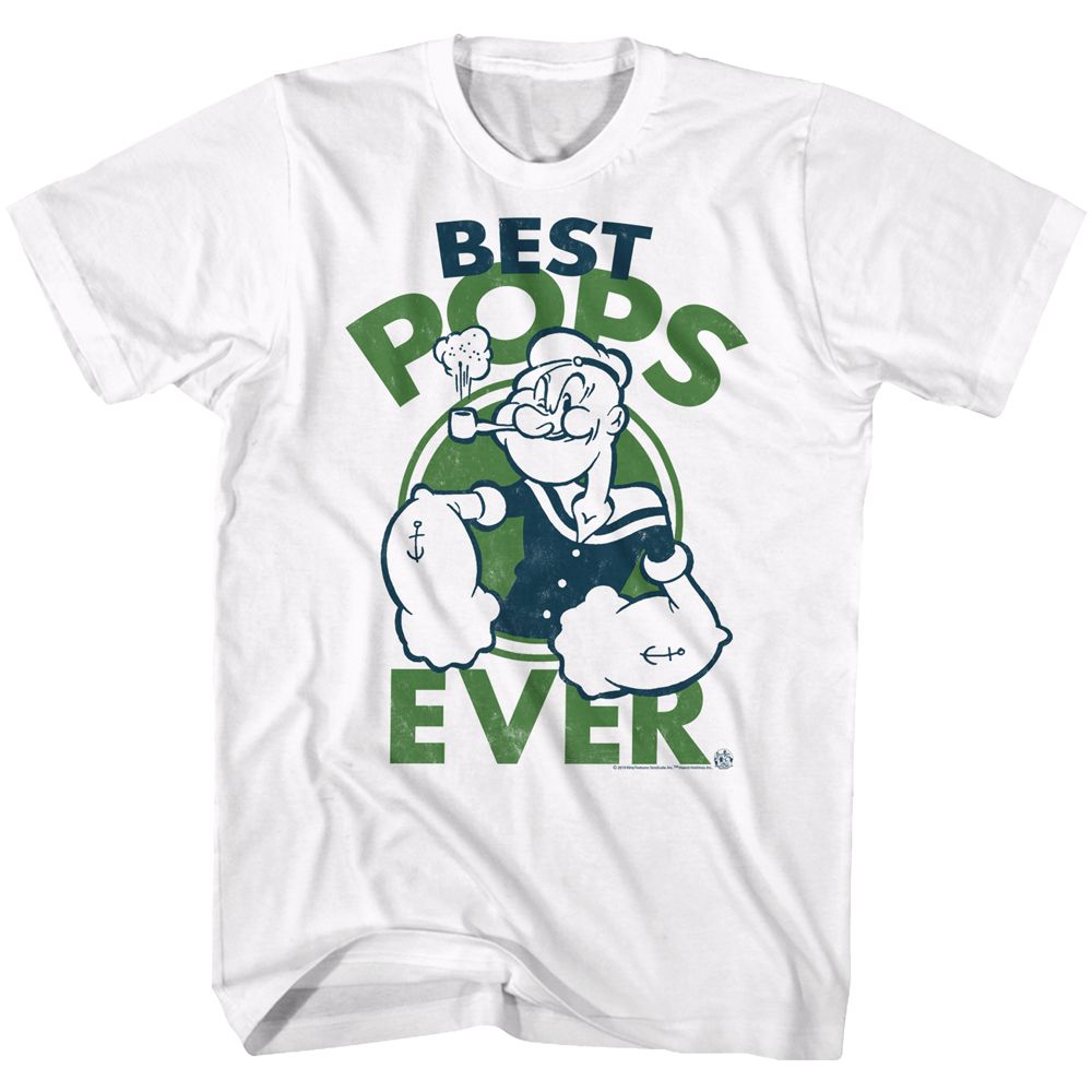 Popeye - Best Pops - Short Sleeve - Adult - T-Shirt