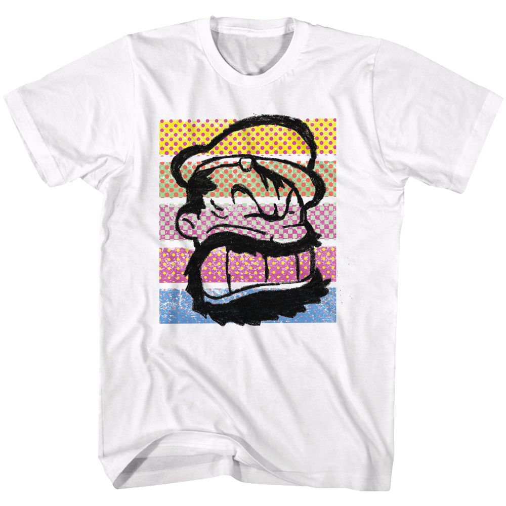 Popeye - Brutus Color Stripes - Short Sleeve - Adult - T-Shirt