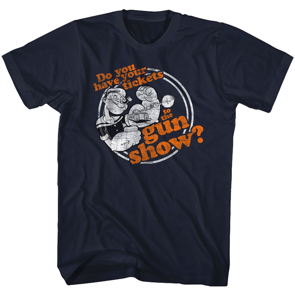 Popeye - Gun Show - Short Sleeve - Adult - T-Shirt
