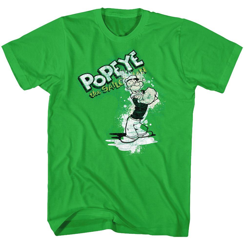 Popeye - Splat - Short Sleeve - Adult - T-Shirt