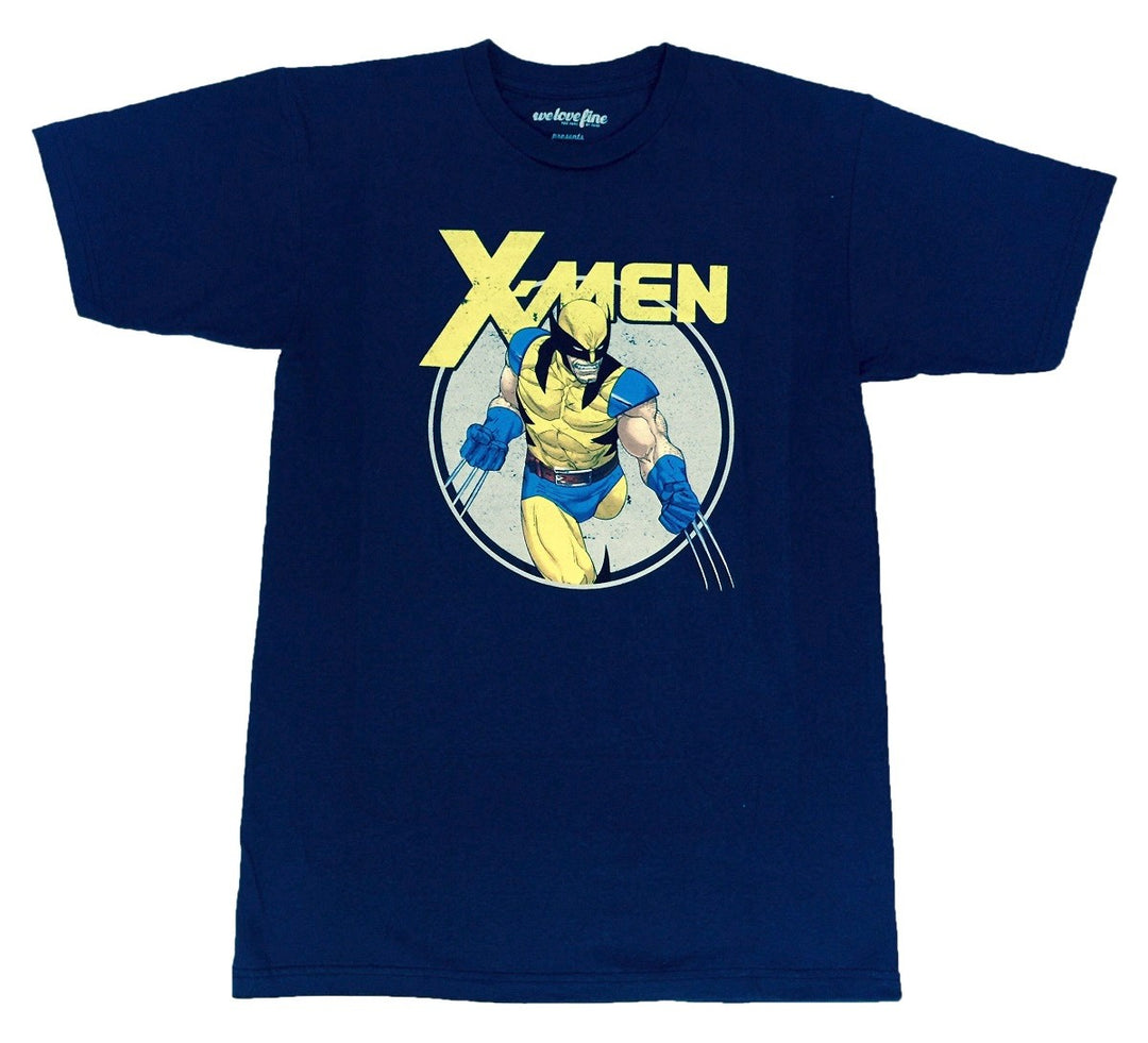 X-Men Wolverine Circle Marvel Comics Adult T-Shirt