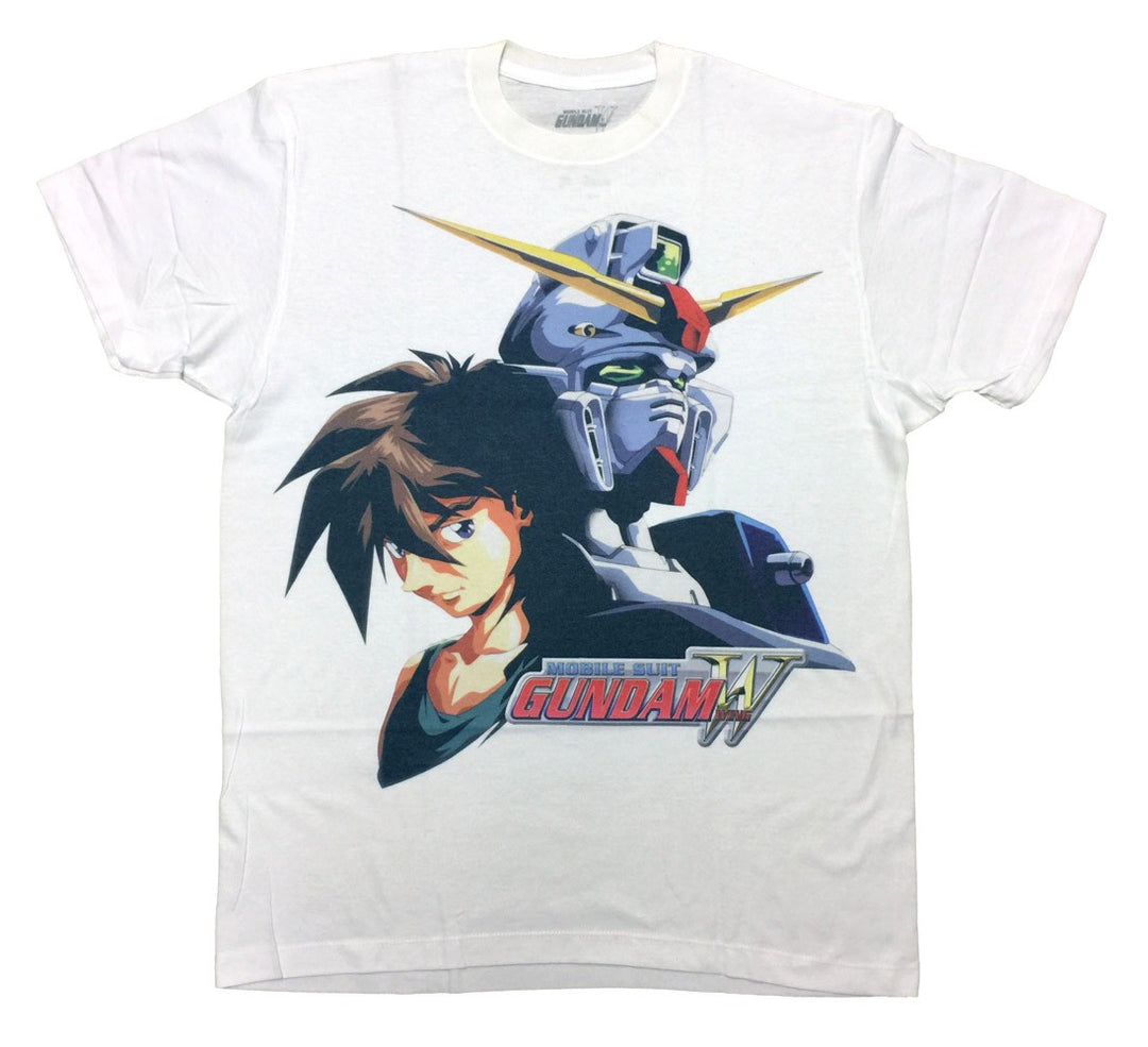Gundam Wing Heero And Gundam Anime Adult T-Shirt