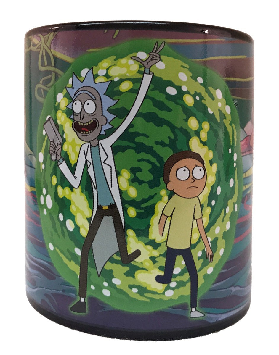Rick And Morty Portal Heat Reactive Coffee Mug