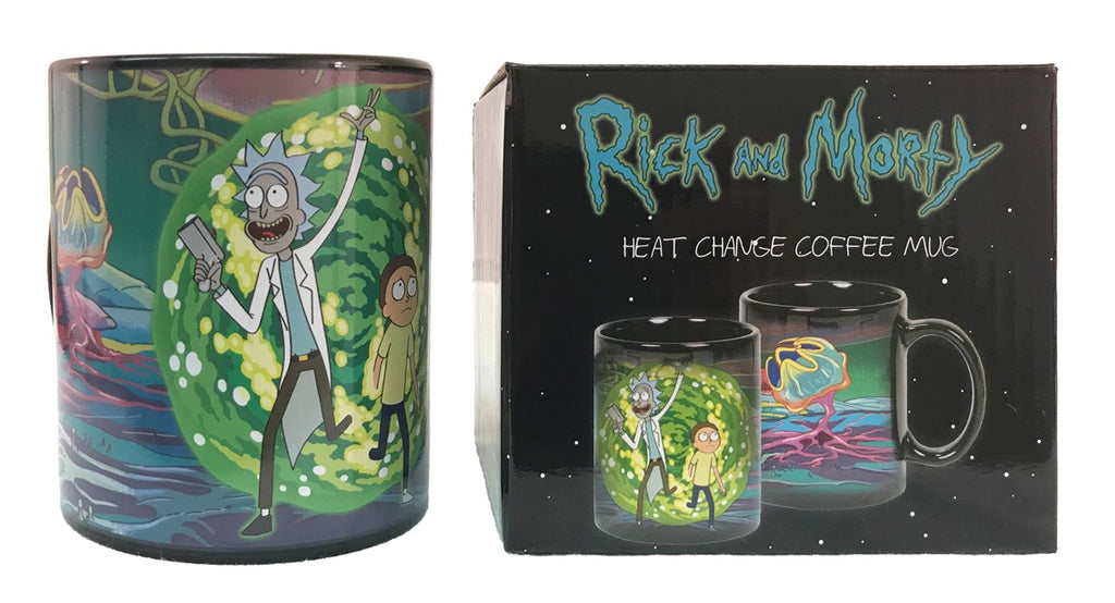 Rick And Morty Portal Heat Reactive Coffee Mug