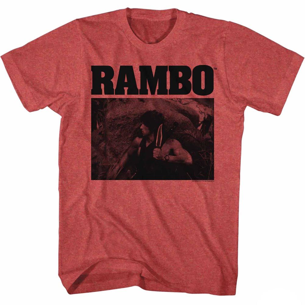 Rambo - Marine - Short Sleeve - Heather - Adult - T-Shirt