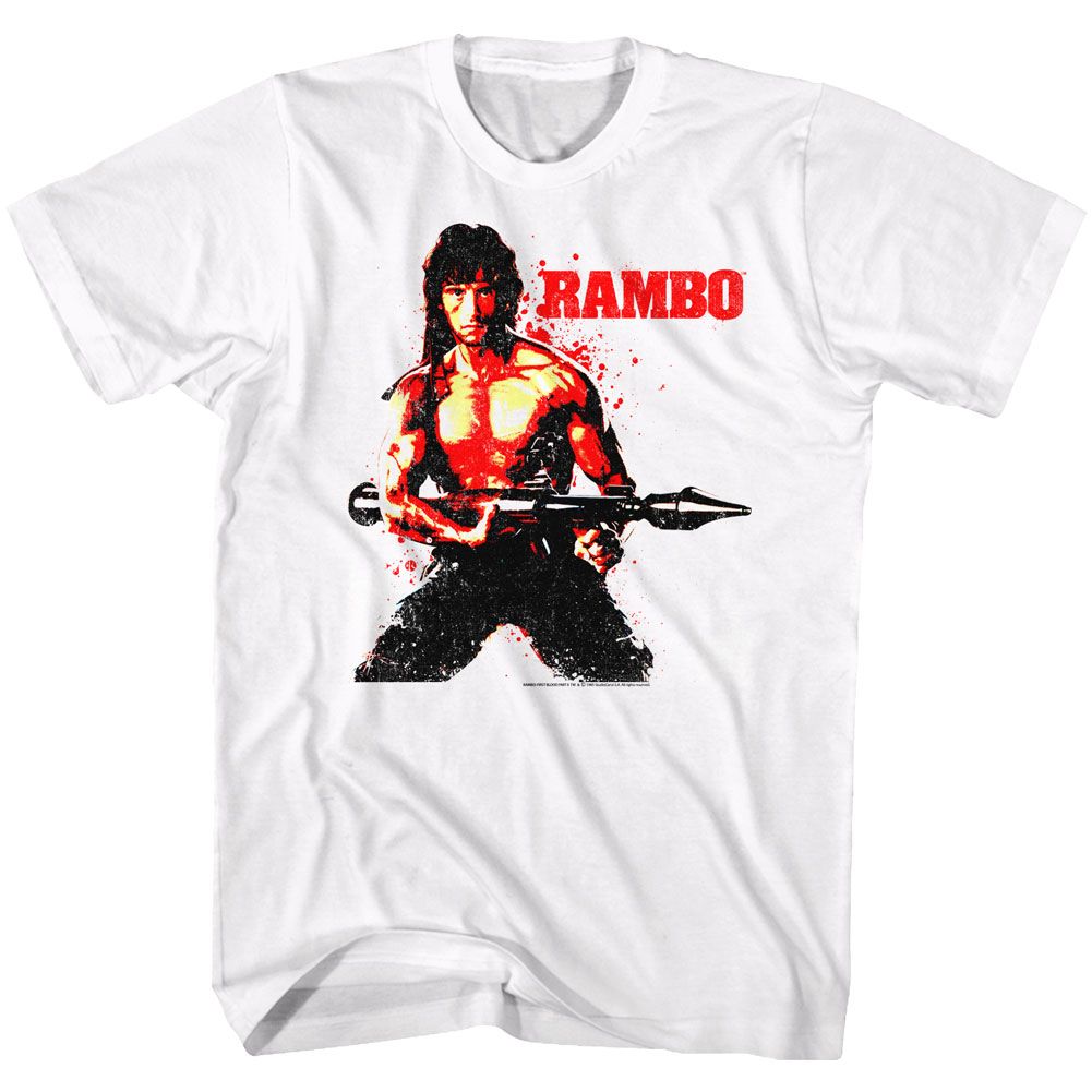 Rambo - Red - Short Sleeve - Adult - T-Shirt