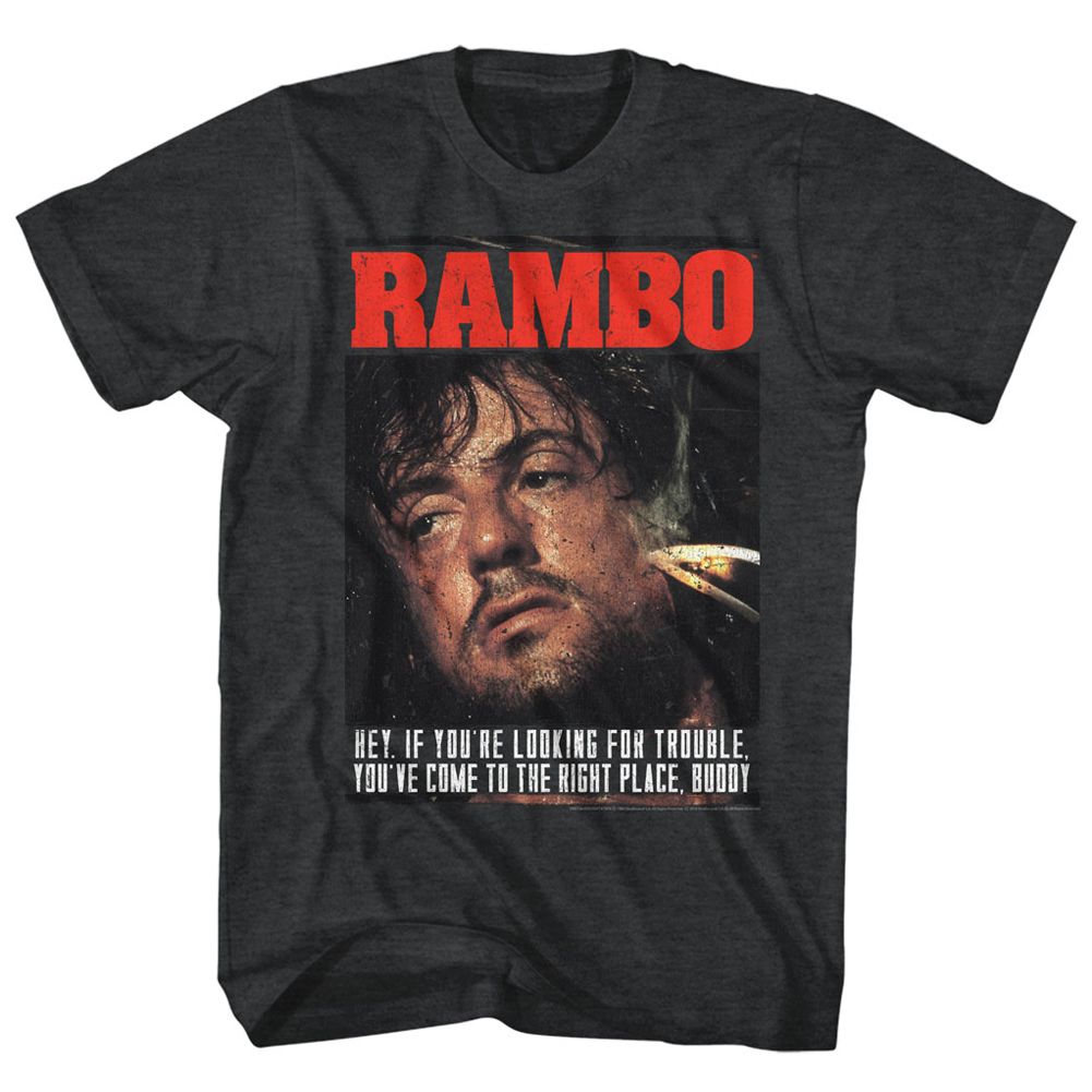 Rambo - Gimme Dat Sizzle - Short Sleeve - Heather - Adult - T-Shirt