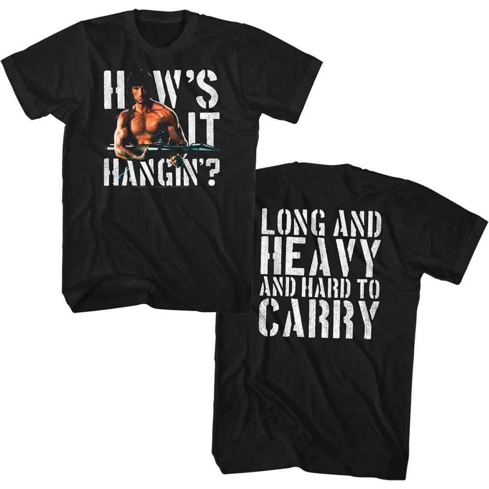 Rambo - Hows It Hangin - Short Sleeve - Adult - T-Shirt