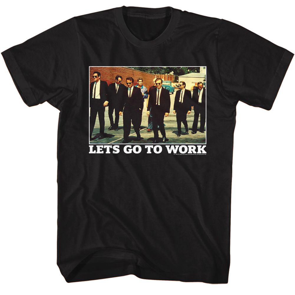 Reservoir Dogs - Lets Go To Work - Short Sleeve - Adult - T-Shirt