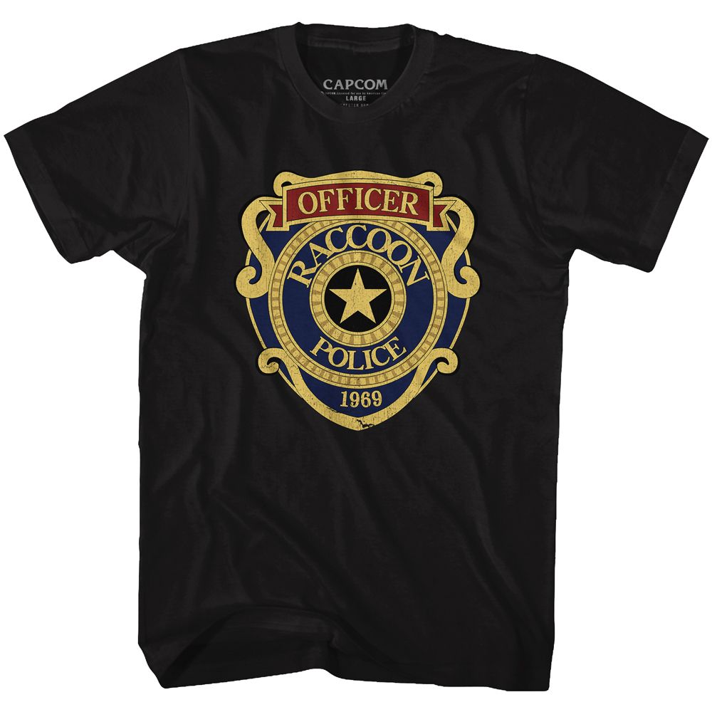 Resident Evil - Badge - Short Sleeve - Adult - T-Shirt