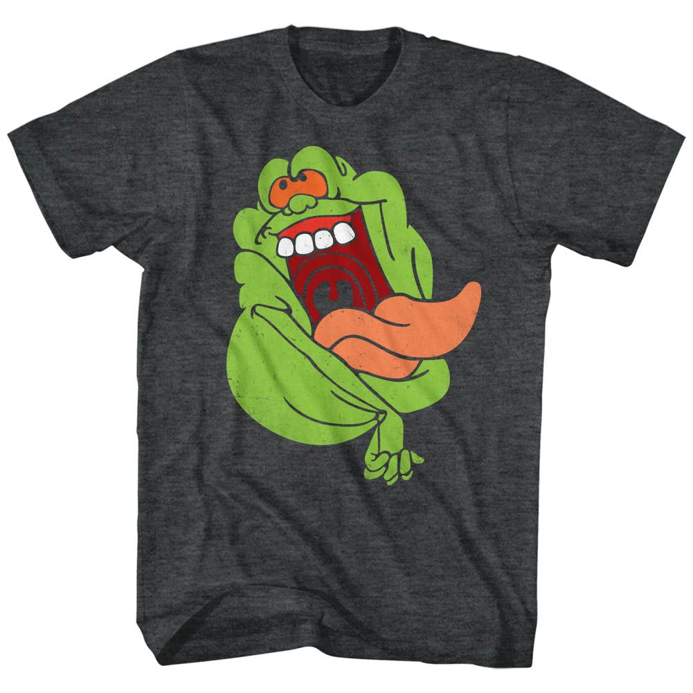The Real Ghostbusters - Slimer - Short Sleeve - Heather - Adult - T-Shirt