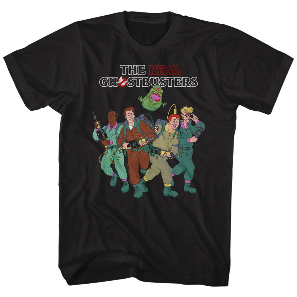 The Real Ghostbusters - The Whole Crew - Short Sleeve - Adult - T-Shirt
