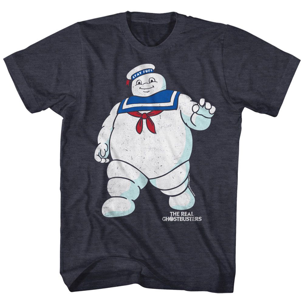 The Real Ghostbusters - Mr Stay Puft 2 - Short Sleeve - Heather - Adult - T-Shirt