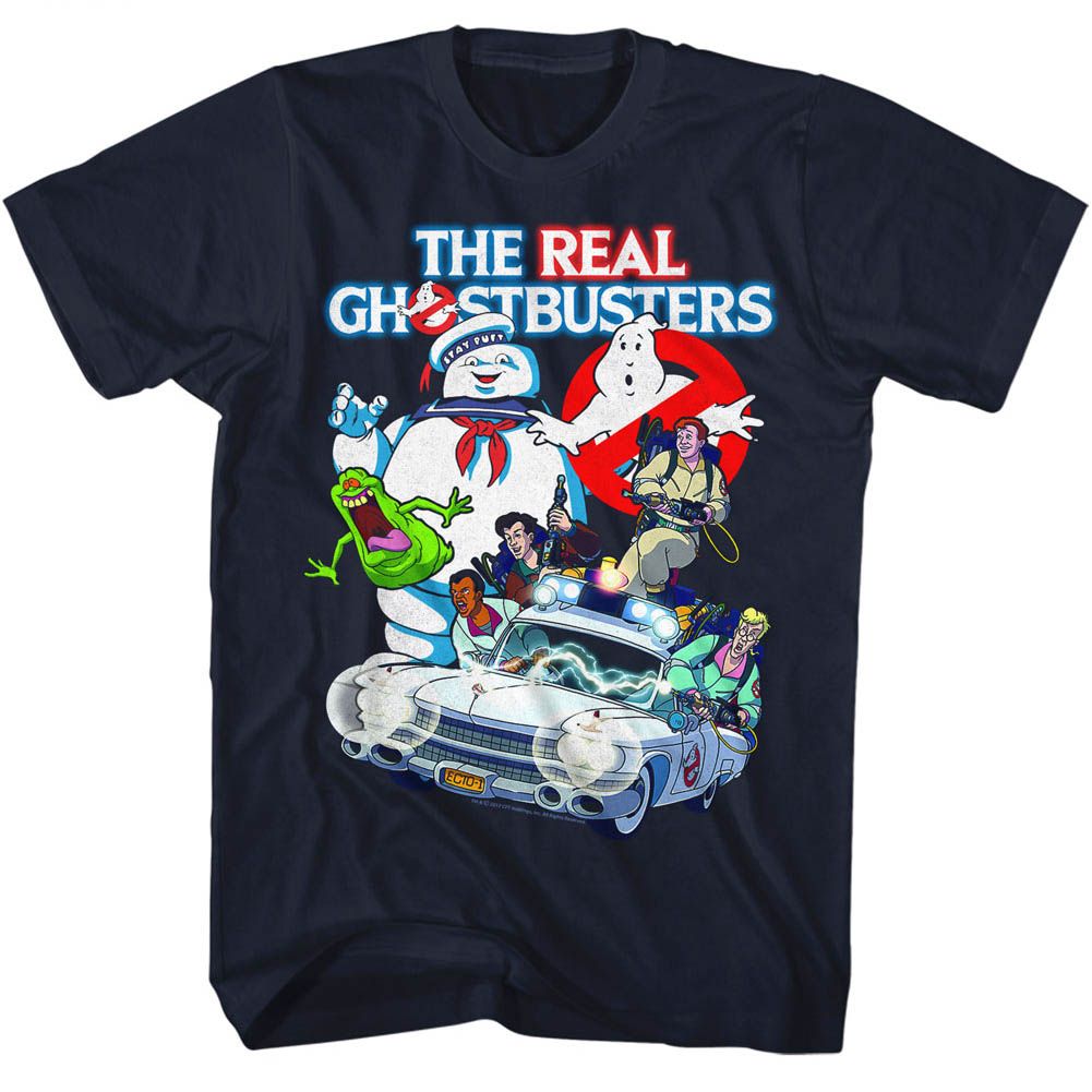 The Real Ghostbusters - Collage - Short Sleeve - Adult - T-Shirt