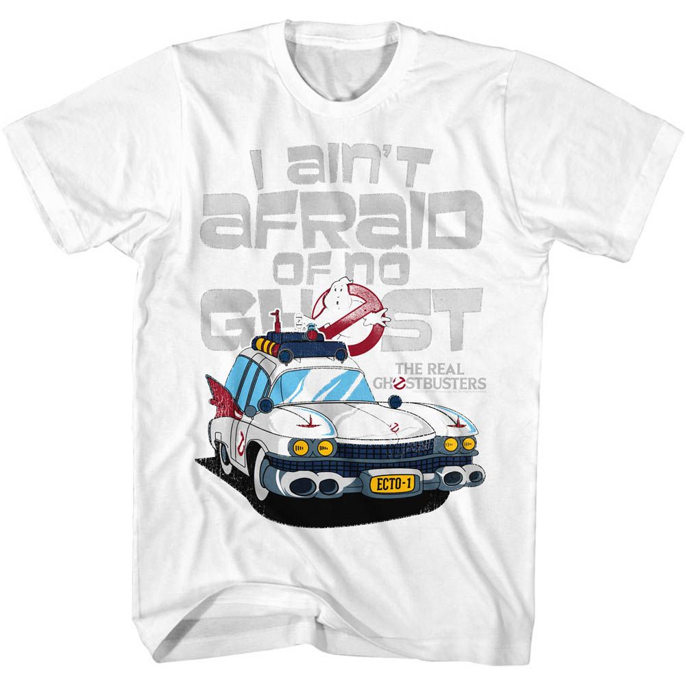 The Real Ghostbusters - Aint Afraid - Short Sleeve - Adult - T-Shirt