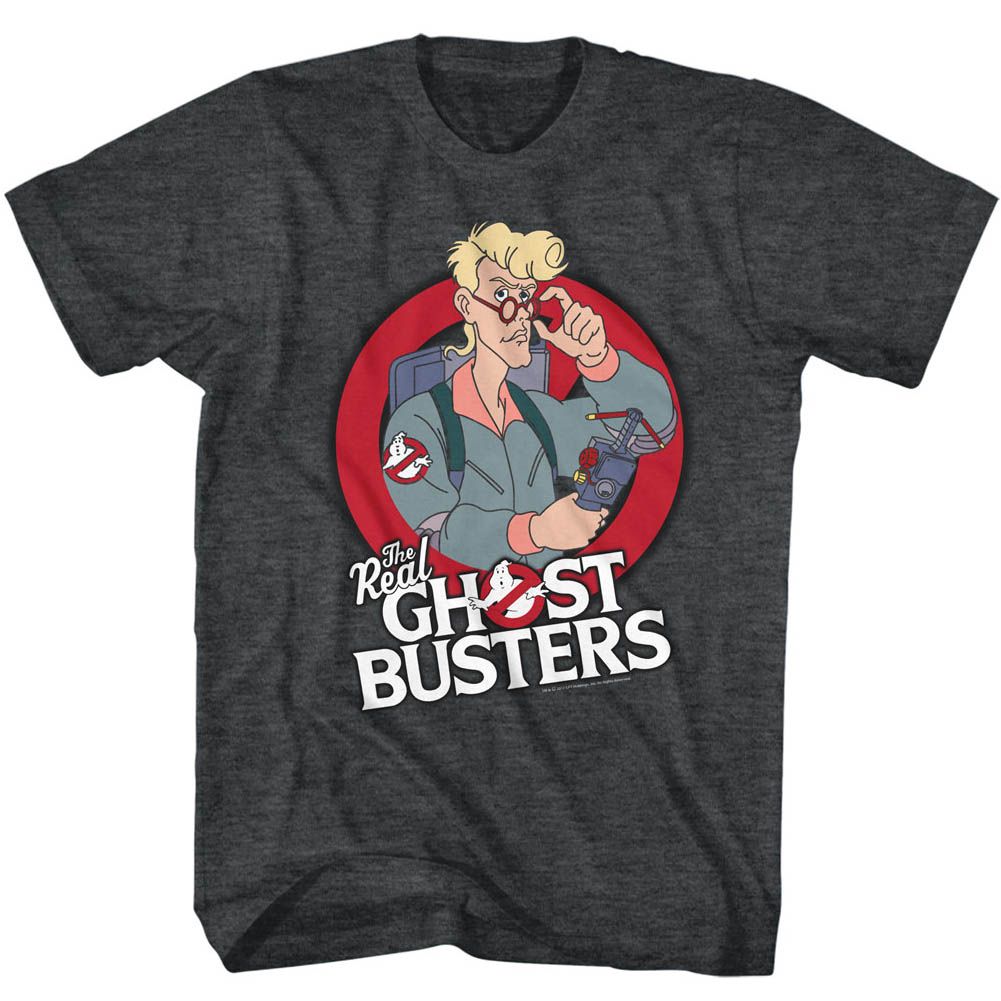 The Real Ghostbusters - Egon - Short Sleeve - Heather - Adult - T-Shirt
