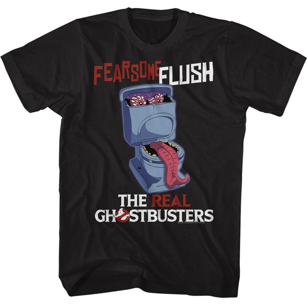The Real Ghostbusters - Fearsome Flush - Short Sleeve - Adult - T-Shirt