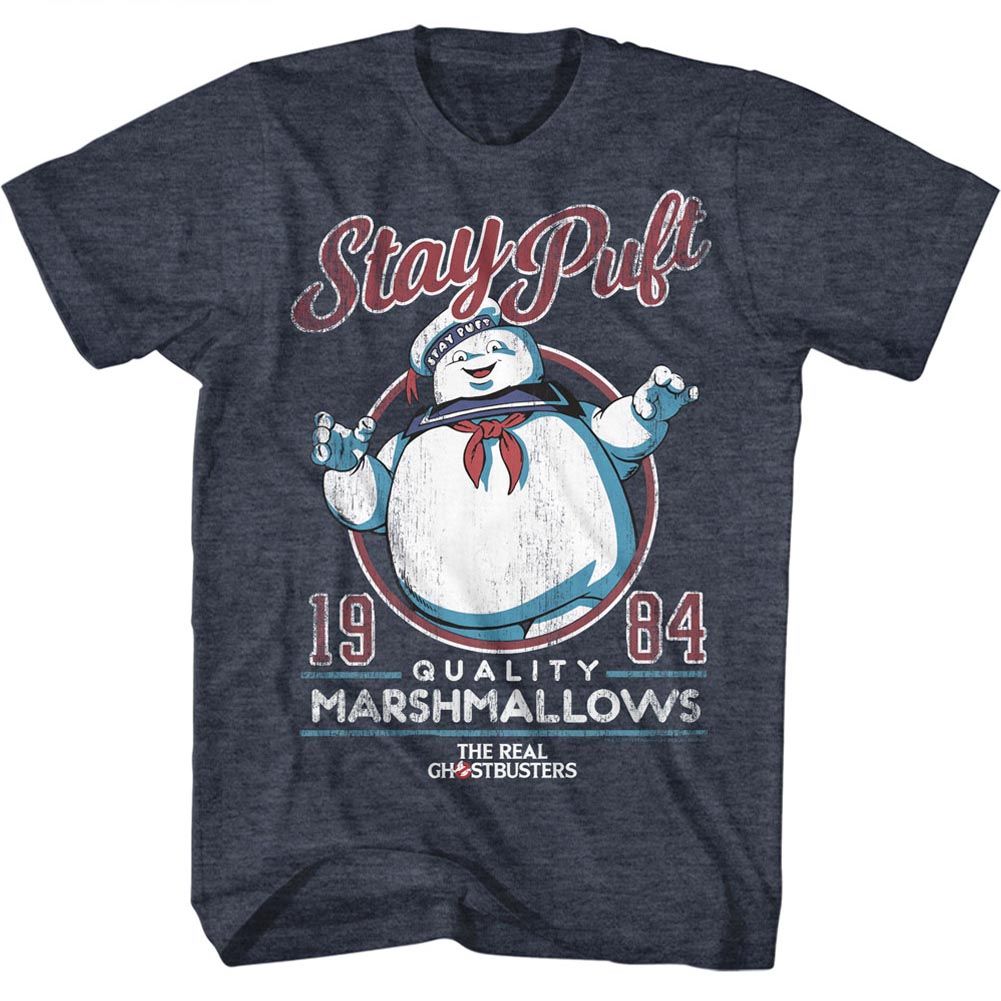 The Real Ghostbusters - Stay Puft - Short Sleeve - Heather - Adult - T-Shirt