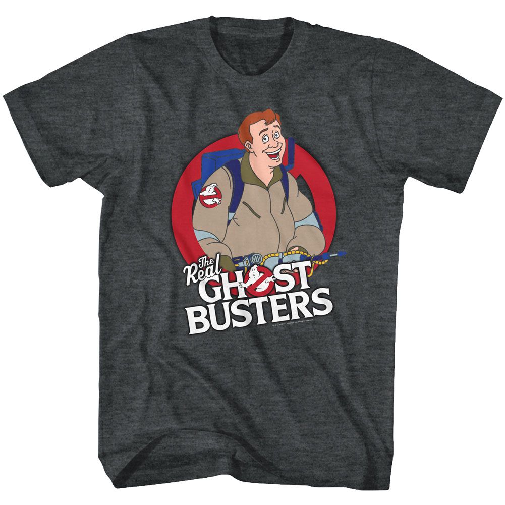 The Real Ghostbusters - Ray - Short Sleeve - Heather - Adult - T-Shirt