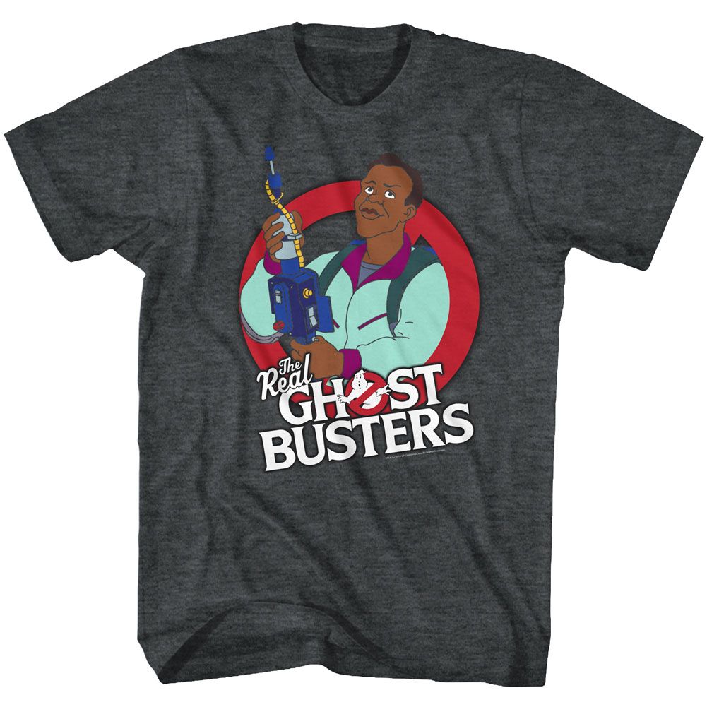 The Real Ghostbusters - Winston - Short Sleeve - Heather - Adult - T-Shirt