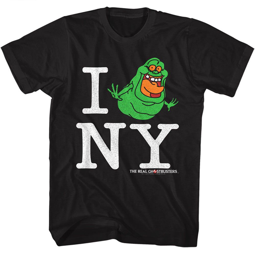 The Real Ghostbusters - I Slimer Ny - Short Sleeve - Adult - T-Shirt