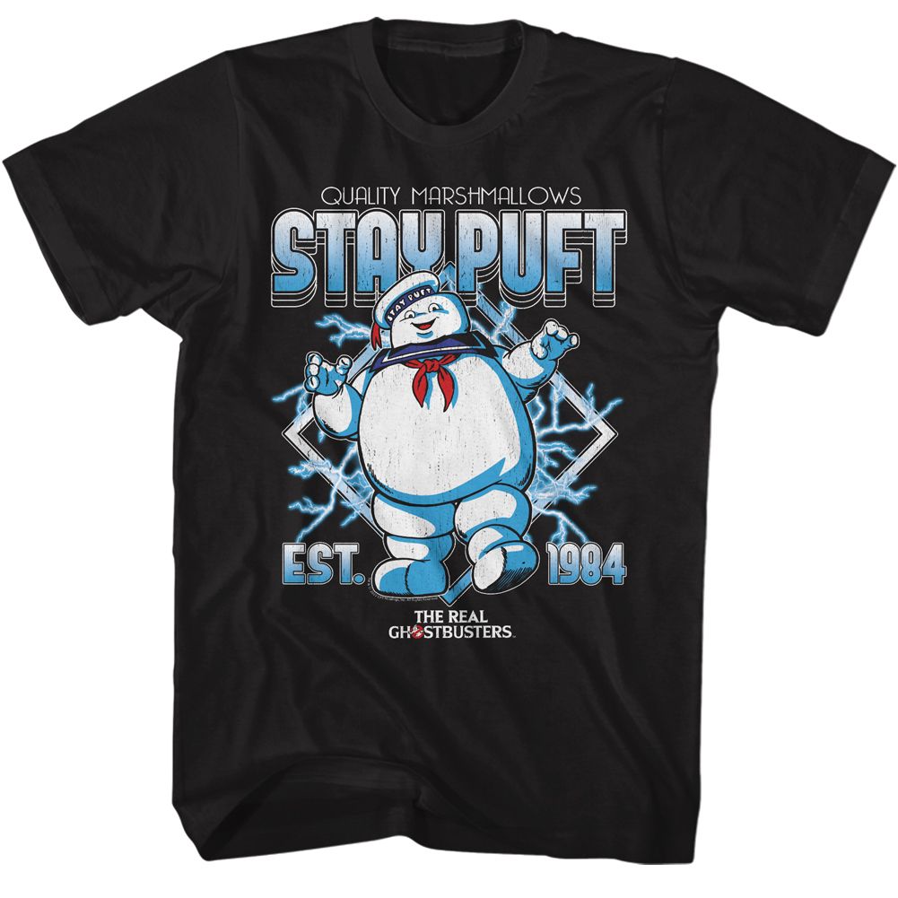 The Real Ghostbusters - Stay Puft Electricity - Short Sleeve - Adult - T-Shirt