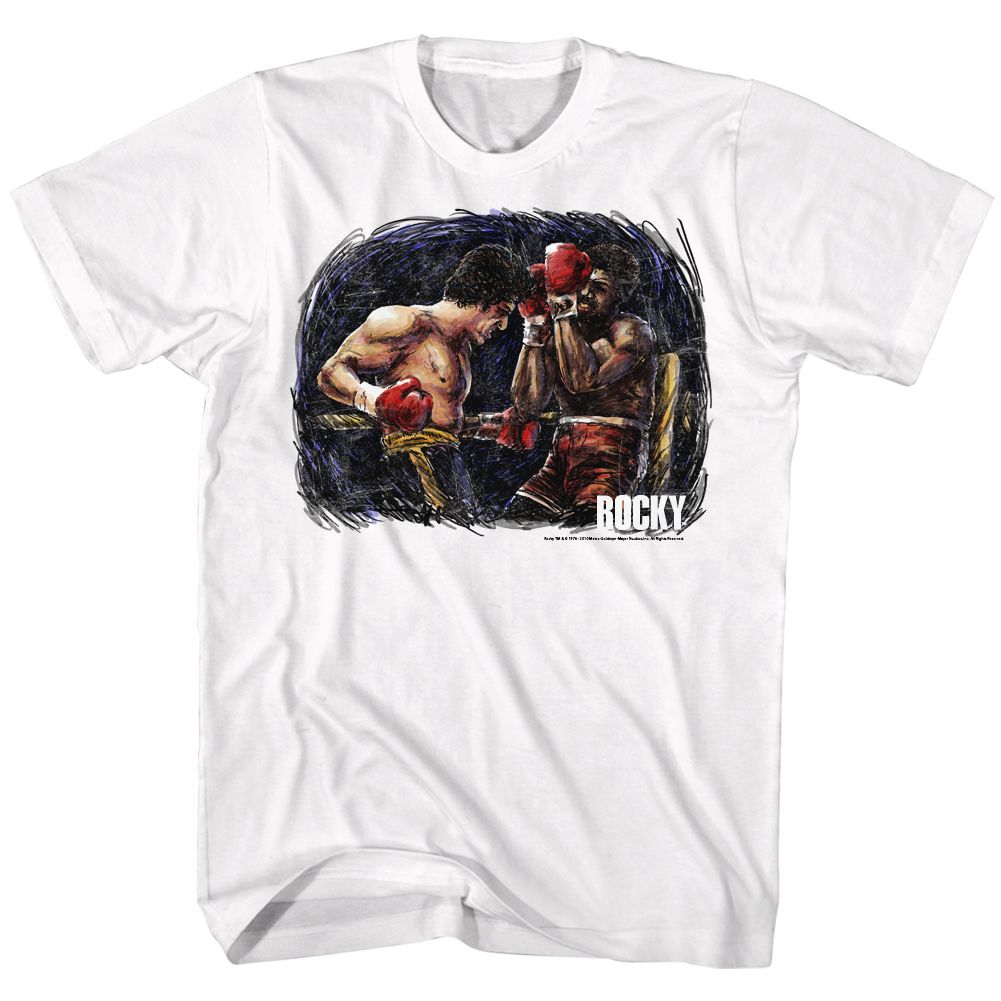 Rocky - Rocky Vs. Apollo Painting - Short Sleeve - Adult - T-Shirt