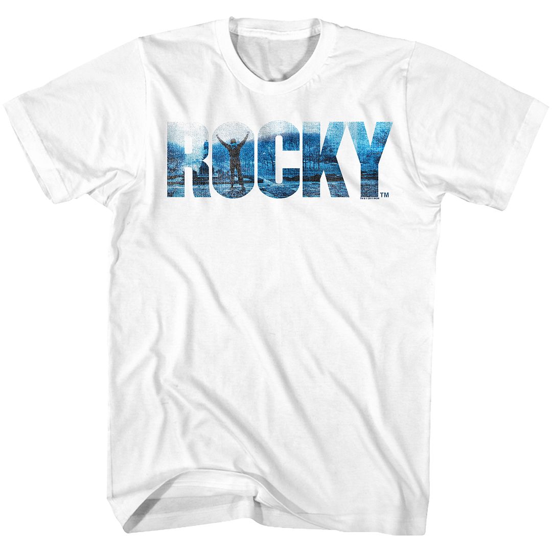 Rocky - Blue - Short Sleeve - Adult - T-Shirt