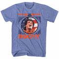 Rocky - Blueberry Stroke - Short Sleeve - Heather - Adult - T-Shirt