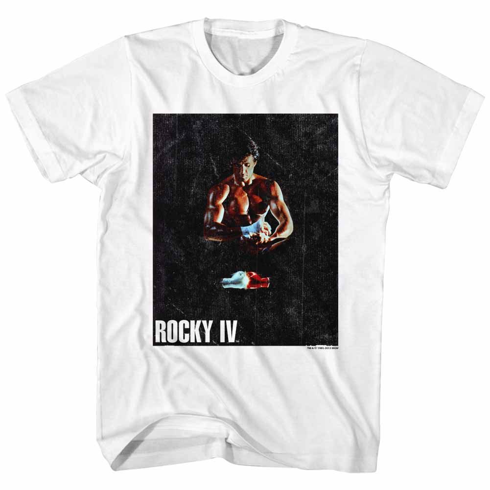 Rocky - Binded White - Short Sleeve - Adult - T-Shirt