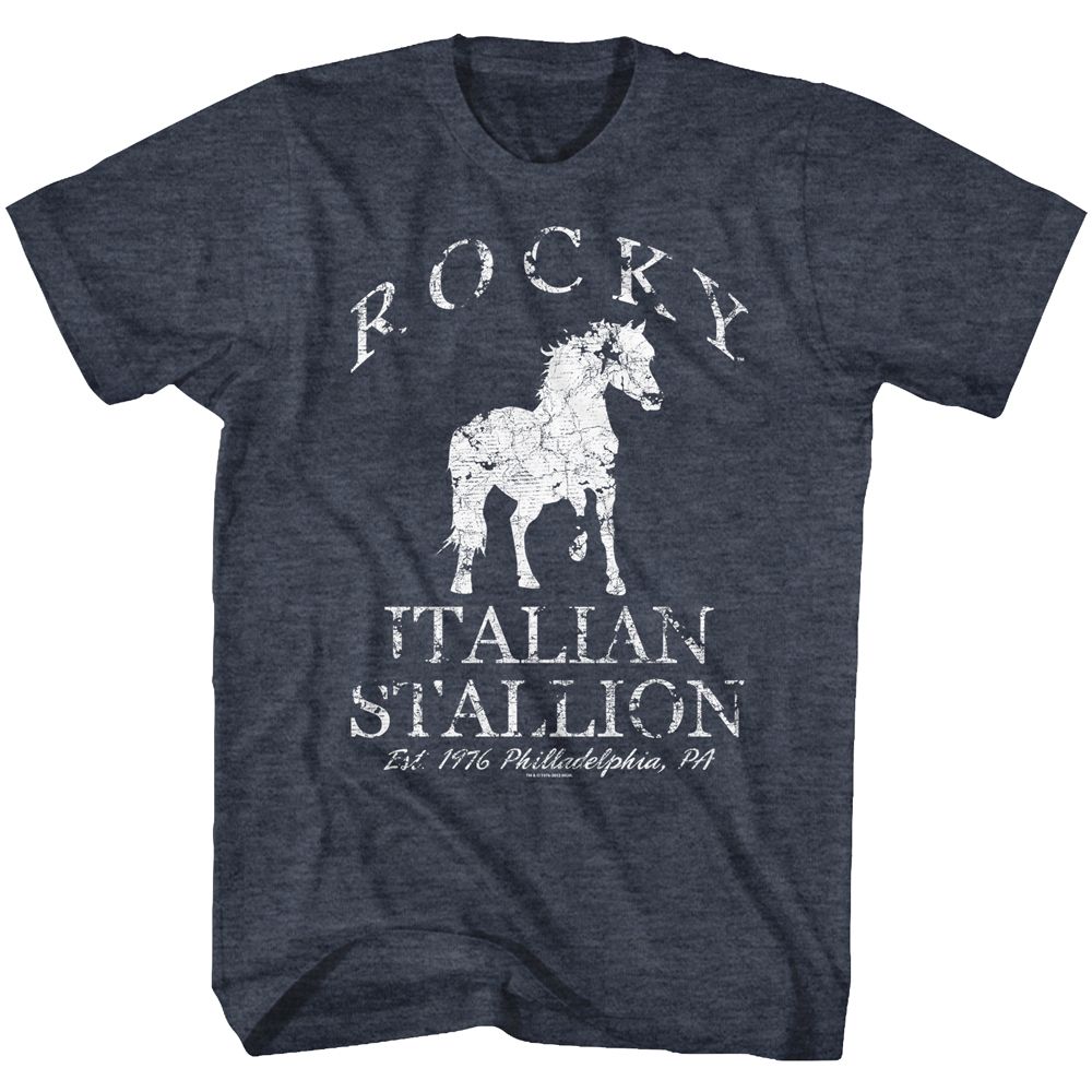 Rocky - Horse - Short Sleeve - Heather - Adult - T-Shirt