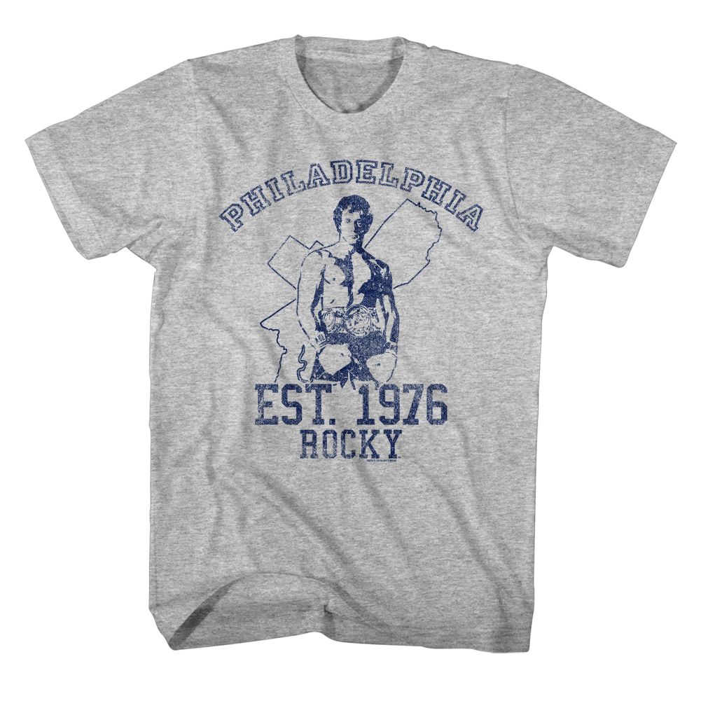 Rocky - Philidelphia - Short Sleeve - Heather - Adult - T-Shirt