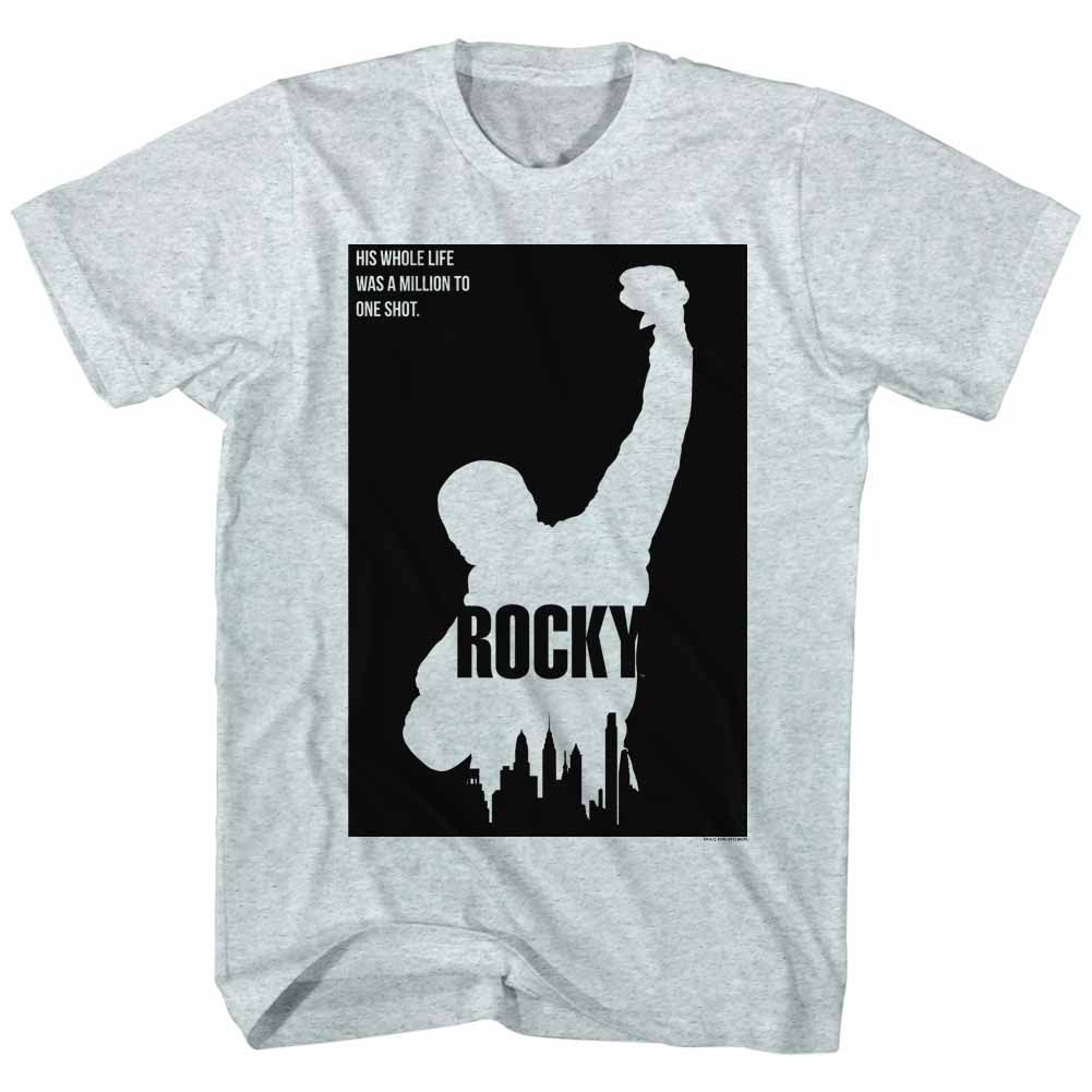 Rocky - Blocked Out - Short Sleeve - Heather - Adult - T-Shirt