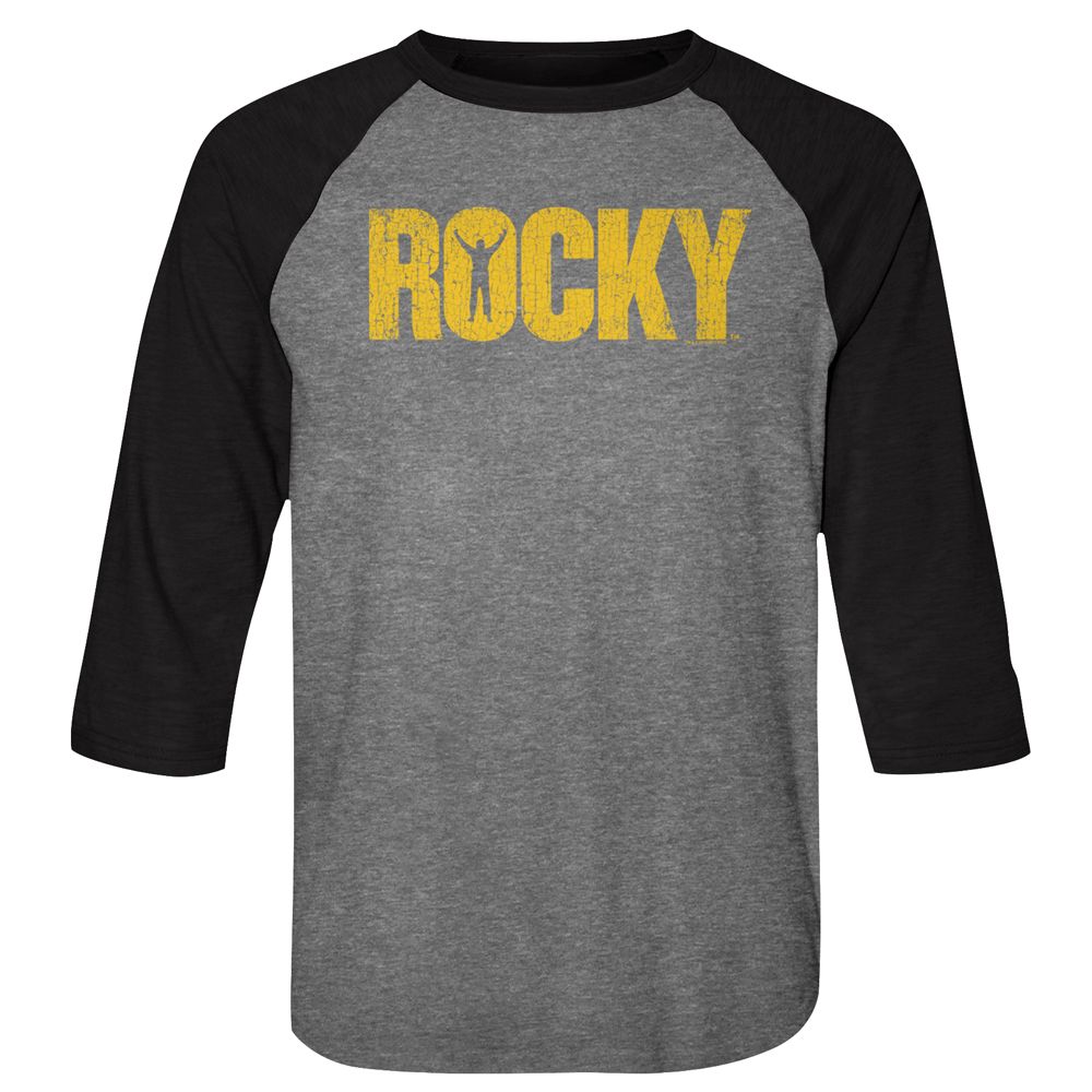 Rocky - Logo - 3/4 Sleeve - Heather - Adult - Raglan Shirt