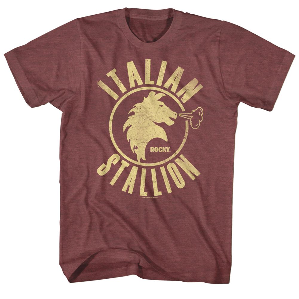 Rocky - Stallion - Short Sleeve - Heather - Adult - T-Shirt