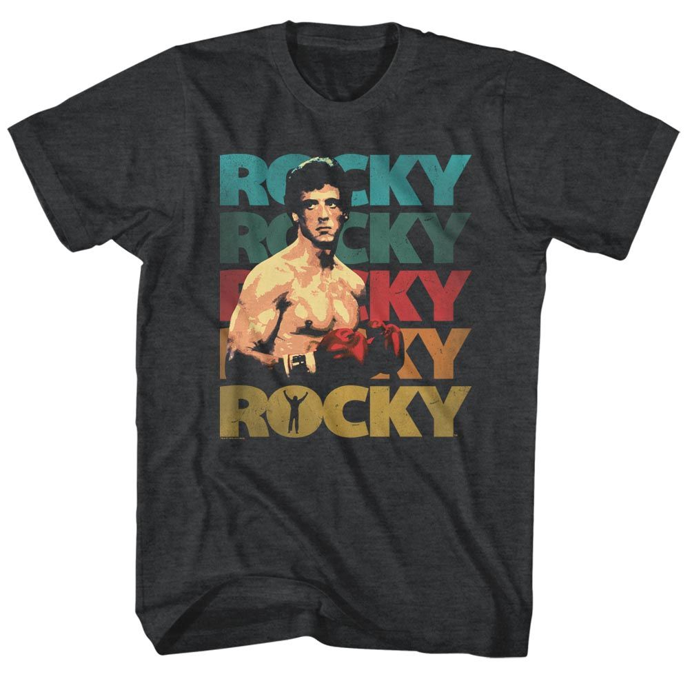 Rocky - 70s Color - Short Sleeve - Heather - Adult - T-Shirt